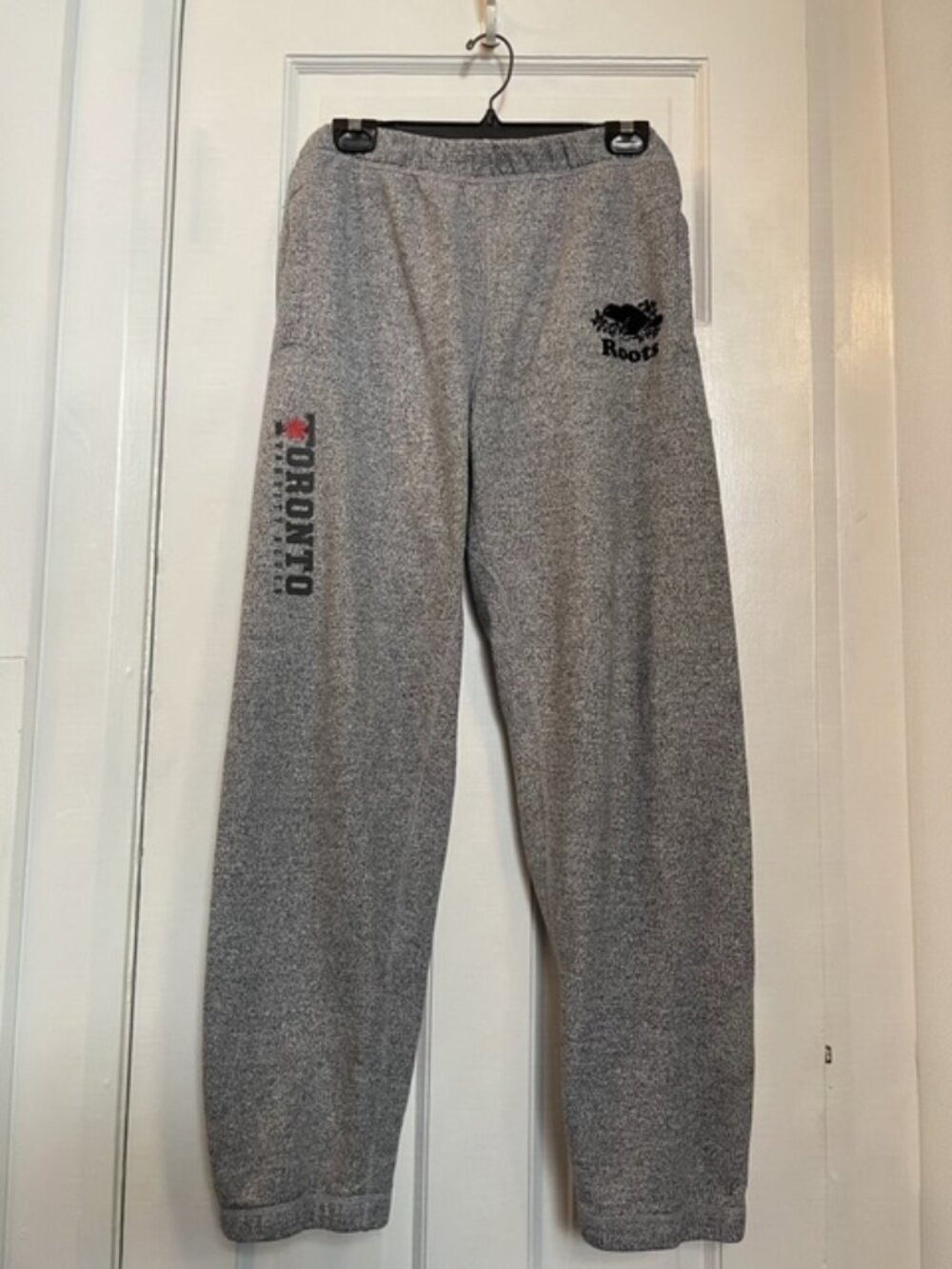 Roots University of Toronto Men's Original Sweatpants Grey Salt-and-Pepper XL